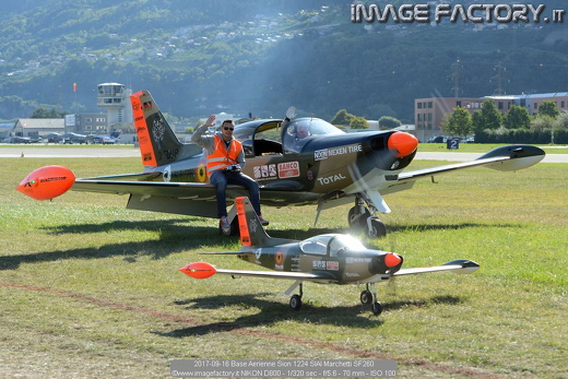 2017-09-16 Base Aerienne Sion 1224 SIAI Marchetti SF260